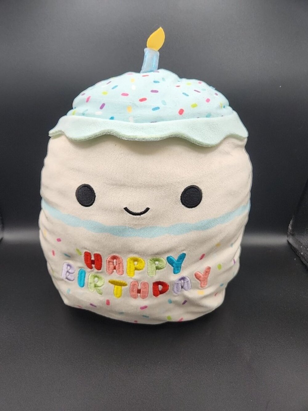 Squishmallows Kiks Happy Birthday Cake Plush Toy 12" Sprinkles Cupcake Candle